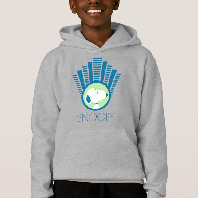 Peanuts | Snoopy Blue Deco Dreams Hoodie (Front)