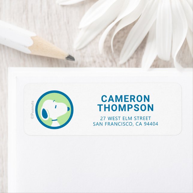 Peanuts | Snoopy Blue Deco Dreams Label (Insitu)