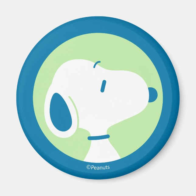 Peanuts | Snoopy Blue Deco Dreams Magnet (Front)