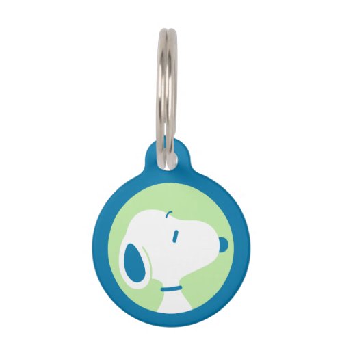 Peanuts  Snoopy Blue Deco Dreams Pet ID Tag