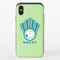 Peanuts | Snoopy Blue Deco Dreams iPhone X Slider Case