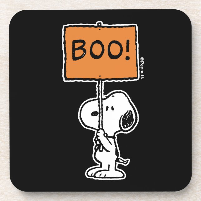 Peanuts | Snoopy Boo! Beverage Coaster (Front)
