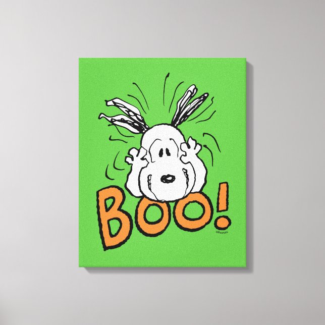 Peanuts | Snoopy Boo Canvas Print (Front)