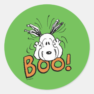 Peanuts | Snoopy Boo Classic Round Sticker