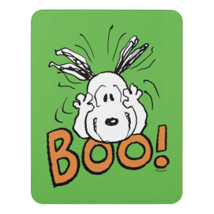 Peanuts Snoopy Boo Door Sign
