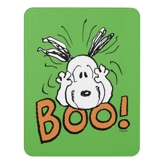 Peanuts | Snoopy Boo Door Sign (Contemporary Vert)