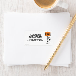 Peanuts   Snoopy Boo! Label