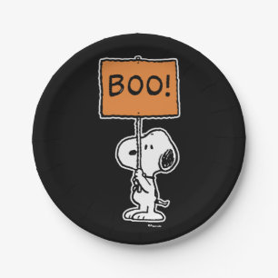 Peanuts   Snoopy Boo! Paper Plates