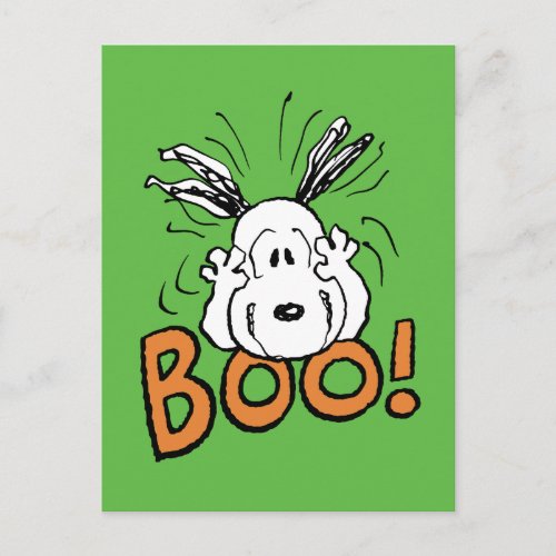 Peanuts  Snoopy Boo Postcard
