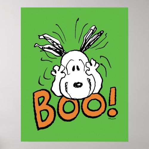 Peanuts  Snoopy Boo Poster