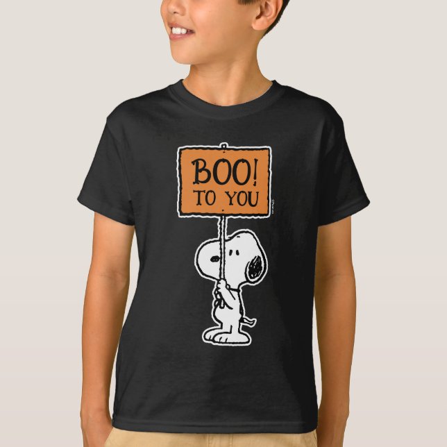 Peanuts | Snoopy Boo! T-Shirt (Front)