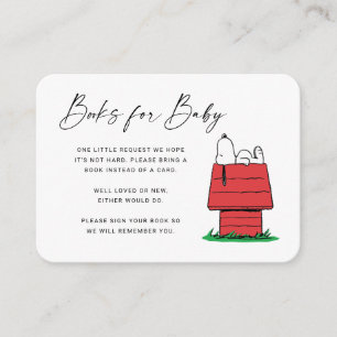 Peanuts Snoopy - Books for Baby Invitation