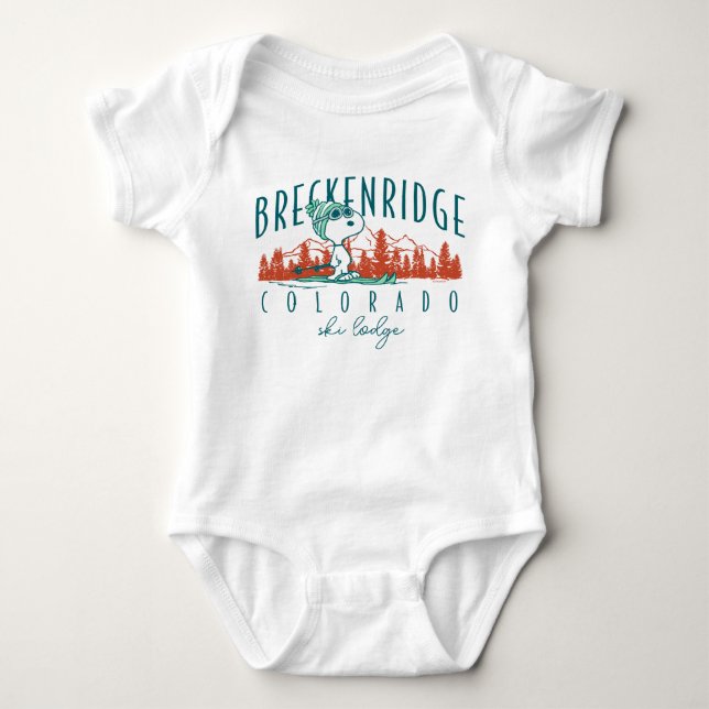 Peanuts | Snoopy Breckenridge Colorado Baby Bodysuit (Front)