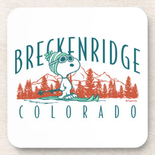 Peanuts   Snoopy Breckenridge Colorado Beverage Coaster