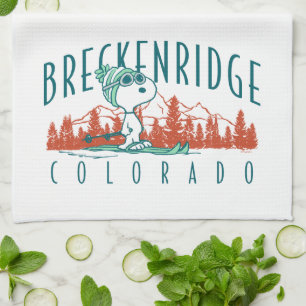Peanuts Snoopy Breckenridge Colorado Kitchen Towel