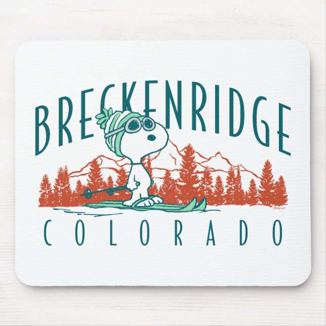 Peanuts | Snoopy Breckenridge Colorado Mouse Pad (Front)
