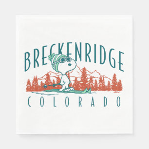 Peanuts Snoopy Breckenridge Colorado Napkins