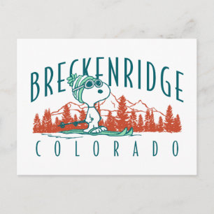 Peanuts   Snoopy Breckenridge Colorado Postcard