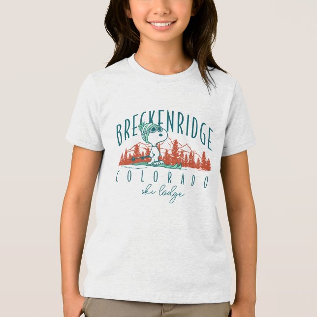 Peanuts | Snoopy Breckenridge Colorado Tri-Blend Shirt (Front)