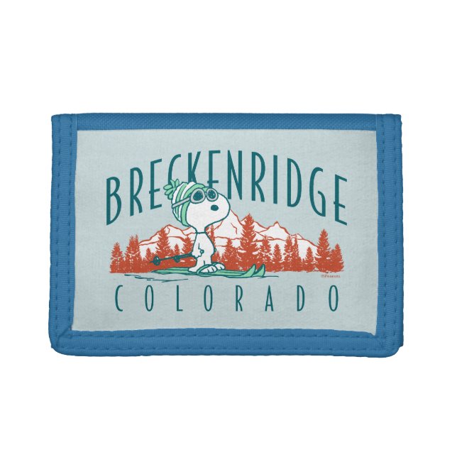 Peanuts | Snoopy Breckenridge Colorado Trifold Wallet (Front)