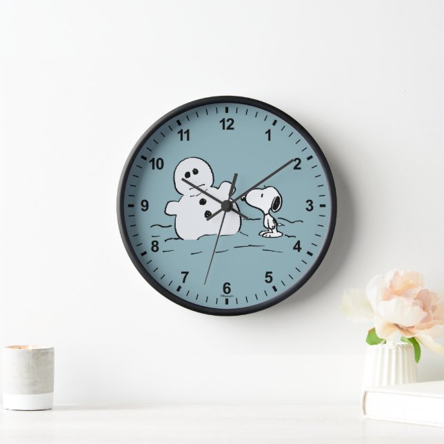 Peanuts | Snoopy Builds A Snowman Clock (Home)