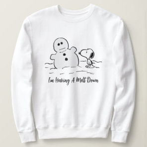 Peanuts | Snoopy Builds A Snowman Sweatshirt