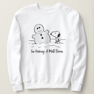 Peanuts | Snoopy Builds A Snowman Sweatshirt