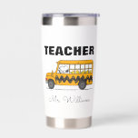 Peanuts | Snoopy Bus Driver Teacher Insulated Tumbler<br><div class="desc">If you are a Teacher you will use with pride. If you have a special Teacher in your life this could be that awesome gift.</div>