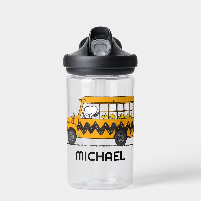 Peanuts | Snoopy Bus Driver Water Bottle (Front)