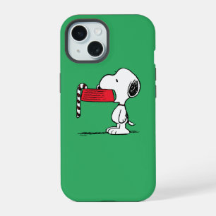 Peanuts Snoopy Candy Cane Food Dish iPhone 15 Case