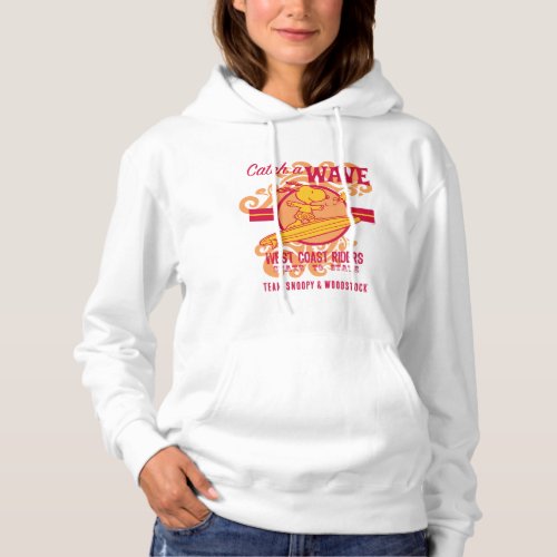 Peanuts  Snoopy Catch a Wave West Coast Riders Hoodie