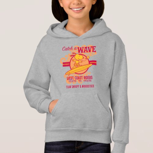 Peanuts  Snoopy Catch a Wave West Coast Riders Hoodie