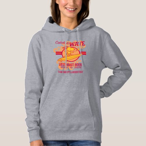 Peanuts  Snoopy Catch a Wave West Coast Riders Hoodie