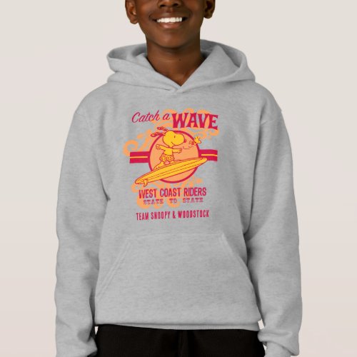 Peanuts  Snoopy Catch a Wave West Coast Riders Hoodie