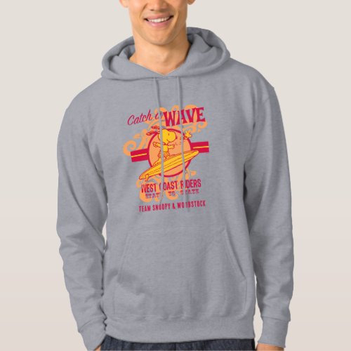 Peanuts  Snoopy Catch a Wave West Coast Riders Hoodie