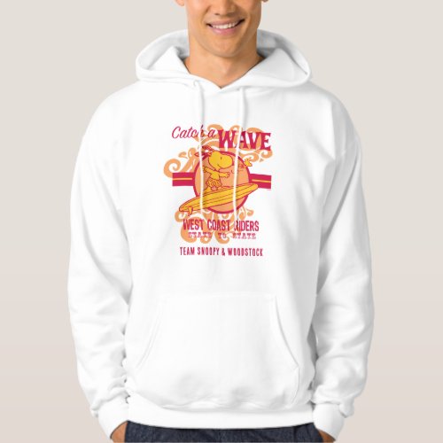 Peanuts  Snoopy Catch a Wave West Coast Riders Hoodie