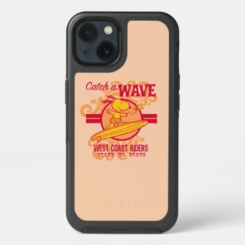 Peanuts  Snoopy Catch a Wave West Coast Riders iPhone 13 Case