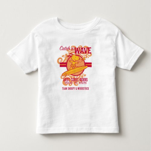 Peanuts  Snoopy Catch a Wave West Coast Riders Toddler T_shirt