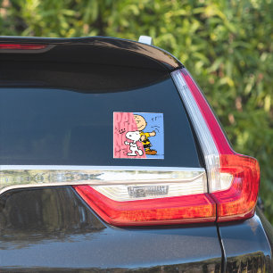 Peanuts   Snoopy & Charlie Brown Half & Half Dance Sticker