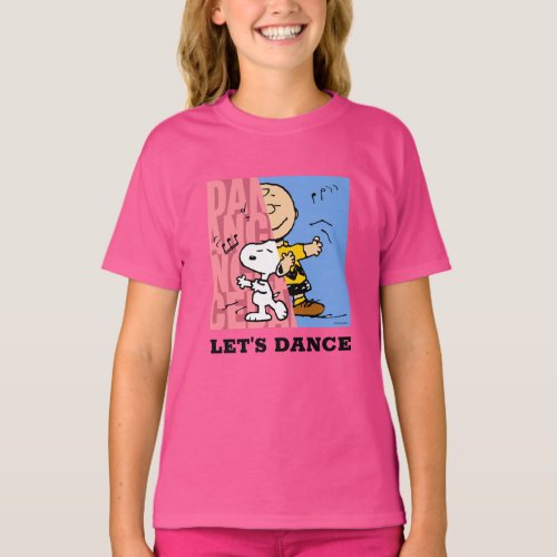 Peanuts  Snoopy  Charlie Brown Half  Half Dance T_Shirt