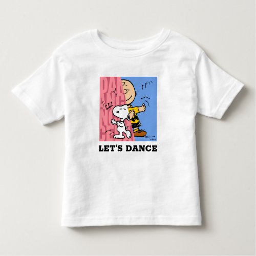 Peanuts  Snoopy  Charlie Brown Half  Half Dance Toddler T_shirt