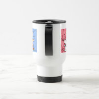 The Peanuts Snoopy And Charlie Brown Gift For Lover Travel Tumbler