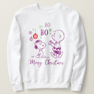 Peanuts | Snoopy & Charlie Brown Ho Ho Ho Sweatshirt
