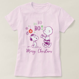 Peanuts | Snoopy & Charlie Brown Ho Ho Ho T-Shirt
