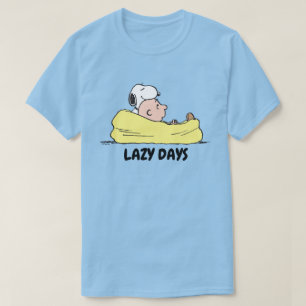 Peanuts Snoopy & Charlie Brown in Bean Bag Chair T-Shirt