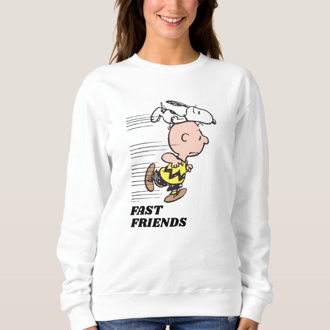 Peanuts | Snoopy & Charlie Brown Run Sweatshirt (Front)