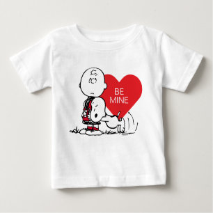 Peanuts   Snoopy & Charlie Brown Valentine Baby T-Shirt
