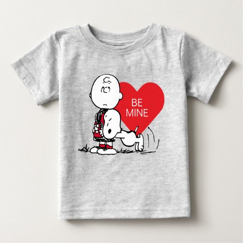 Peanuts  Snoopy  Charlie Brown Valentine Baby T_Shirt