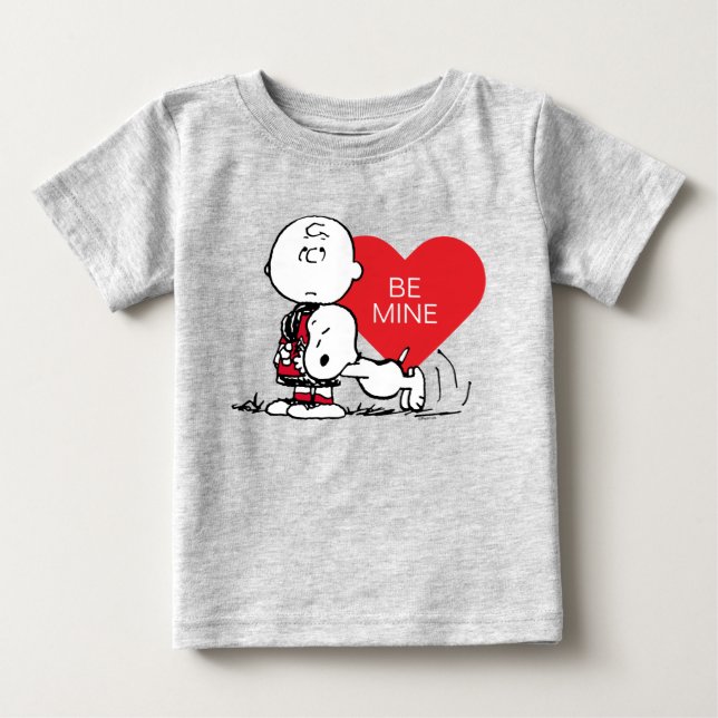 Peanuts | Snoopy & Charlie Brown Valentine Baby T-Shirt (Front)
