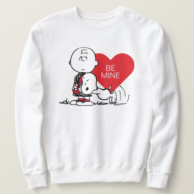 Peanuts | Snoopy & Charlie Brown Valentine Sweatshirt (Design Front)